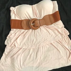 Soft pink sleeveless top